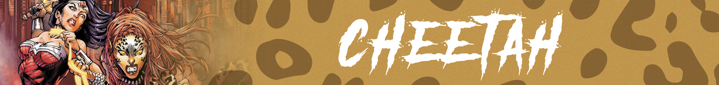 DC Comics Cheetah Merchandise Banner